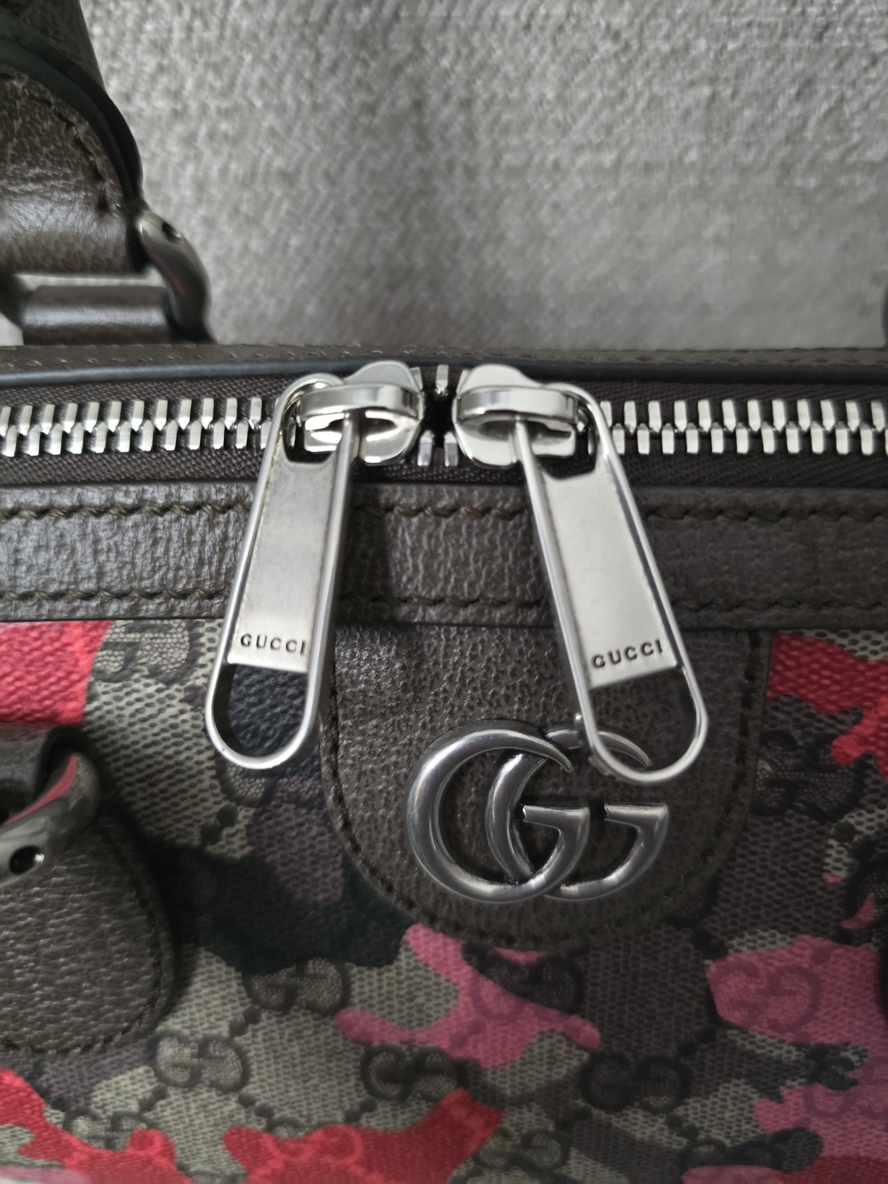 NWT Gucci Camouflage GG Supreme Small Boston Bag - Picture 7 of 12